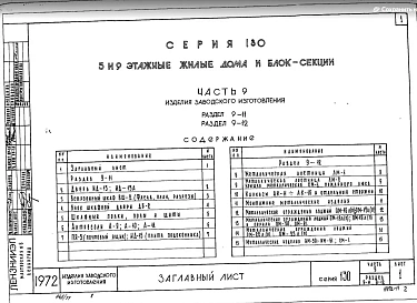 Часть 9 Раздел 9-11 Деревянные изделия. Раздел 9-12 Металлические изделия.