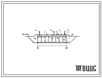 Типовой проект 901-4-104.13.89 Резервуар для воды прямоугольный железобетонный сборный емкостью 2000 м3 (с применением стеновых панелей с опорной пятой). Для Москвы