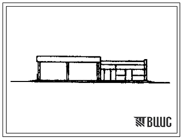 Типовой проект 807-20-35.86 Пункт искусственного осеменения овец с навесом на 70 баранов. Размеры здания - 12x3 (здание)+12х12 (навес). Расчетная температура: -20, -30°С. Стены - панельные легкобетонные. Покрытие - железобетонные плиты по железобетонным б