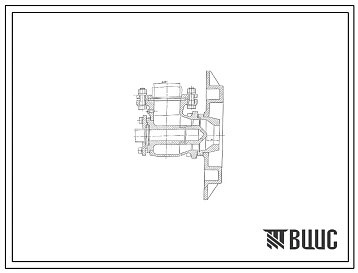 Проект Н6023 Горелка дутьевая унифицированная для высококалорийных газов производительностью 0,4 Гкал/ч ГДУВ-0,4