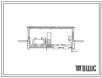 Типовой проект 901-2-54/75 Автоматические насосные станции противопожарного водоснабжения производительностью 600, 800, 1000 м3 в час