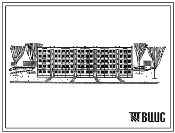 Типовой проект 1-335А-21с Пятиэтажный четырехсекционный крупнопанельный жилой дом на 70 квартир.