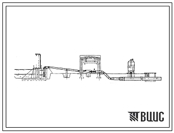 Типовой проект 820-229 Четырехагрегатная насосная станция подачей 1350 л/с с напором 120 м, оборудованная насосами Д1250-125, для работы на закрытую сеть, с водозабором из канала.