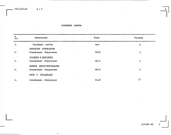 Альбом 3 Спецификации оборудования