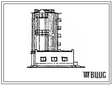 Типовой проект 405-4-78 Склад вспученного перлитового песка емкостью 600 м?.