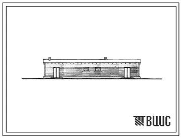 Типовой проект 7-01-69/61 Склад продовольственных товаров емкостью 300т, деревянный неотапливаемый.