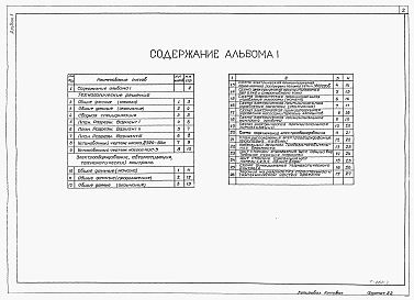 Альбом 1 Технологические решения, электрооборудование, автоматизация, технологический контроль