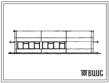 Типовой проект 402-11-54 Блок помещений подсобно-производственного и обслуживающего назначения для головных станций магистральных нефте- и нефтепродуктопроводов. Корпус вспомогательных и подсобных помещений.