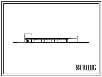 Типовой проект 274-31-27 Общественный центр для микрорайона на 12000 жителей. Для строительства во 2 и 3 строительно-климатических зонах. (Продовольственный магазин на 24 рабочих места с отделом промтоваров на 4 рабочих места. Столовая-кафе на 150 мест с