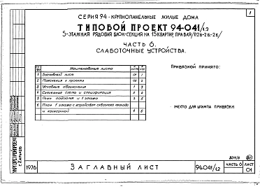 Часть 1,2,3,4,5,6 Архитектурно-строительные чертежи выше отм.0.000. Отопление и вентиляция. Водоснабжение и канализация выше отм.0.000. Газоснабжение. Электрооборудование. Слаботочные сети