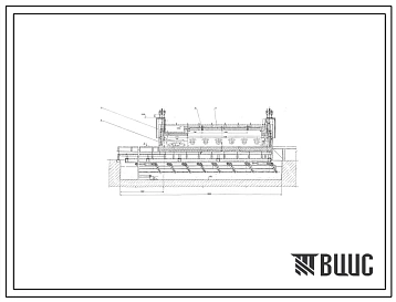 Проект 10753.01 Печь нагревательная с шагающими балками размером пода 4х9 м, на газе. Механизмы печи с шагающими балками.