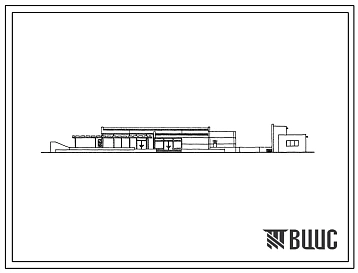 Типовой проект 242-5-74с Столовая на 240 мест с открытой эстакадой пионерского лагеря-базы отдыха на 240/210 мест. Для строительства в 4А  4Г климатических подрайонах сейсмичностью 7 и 8 баллов