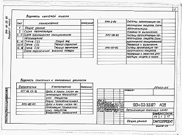 Альбом 2 Часть 2 Приточная вентиляционная камера прямоточная с одной секцией воздухонагревателя. Регулирование температуры приточного воздуха с ограничением расхода тепла на вентиляцию. Пневматическая система регулирования.  