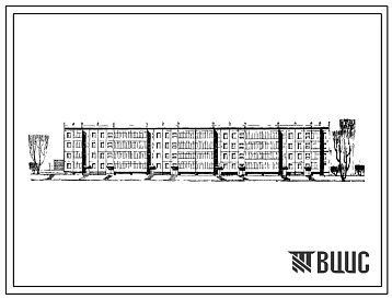 Типовой проект 111-146-3 Восьмисекционный крупнопанельный дом на 72 квартиры (однокомнатных 1Б-16; двухкомнатных 2Б-32; трехкомнатных 3Б-24) с шагом поперечных стен 2,6; 3,0 и 3,2 м, для строительства в 4Г климатическом подрайоне