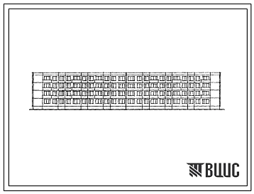 Типовой проект 1Кз-464ДС-11 Четырехэтажный четырехсекционный крупнопанельный жилой дом на 56 квартир(однокомнатных  8, двухкомнатных  24, трехкомнатных  24).