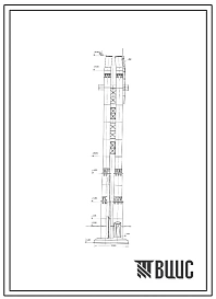 Проект 35766 Четырехствольная сборная железобетонная труба дымовая Н=30 м для котельных