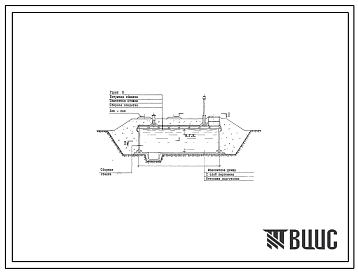 Типовой проект 901-4-3с Резервуар для воды емкостью 250 м.куб железобетонный прямоугольный заглубленный из сборных унифицированных конструкций для районов с сейсмичностью 8 и 9 баллов