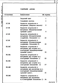 Альбом 13 Ведомости потребности в материалах