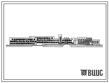 Типовой проект 234-01-161.88 Универсальное профтехучилище на 540 учащихся с выделенным блоком клубно-спортивных помещений