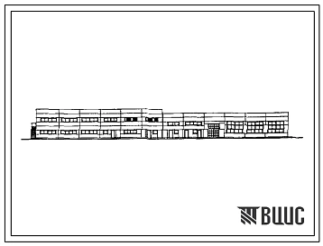 Типовой проект 503-1-72.89 Производственный корпус ежедневного обслуживания и окрасочных работ автономного автотранспортного предприятия на 300 грузовых автомобилей с открытой стоянкой