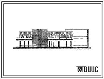 Типовой проект 271-20-91с Столовая общего типа (вечером кафе) с вариантом диетической на 200 мест для строительства в 4А и 4Г климатических подрайонах сейсмичностью 7, 8 и 9 баллов
