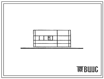 Типовой проект 602-93.87 Здание для размещения оборудования телефонной подстанции координатной системы типа ПСК-1000, ПСК-1000К (вариант в панелях)