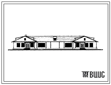 Типовой проект 2-50Б-20/68 Столовая на 100 мест с магазином на 10 рабочих мест, для строительства во 2 строительно-климатической зоне.