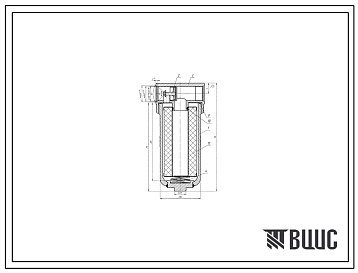 Шифр 3ФГМ1-00.000 Фильтр сливной 3ФГМ1-00.000