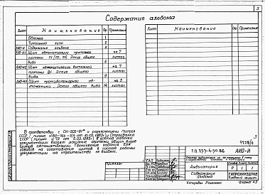 Альбом 4 Эскизы общих щитов автоматизации и электрооборудования