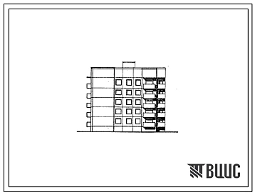Типовой проект 90-0223.2.13.88 Блок-секция 5-этажная 20-квартирная торцовая левая 2-2-2-3 (для строительства в г. Омске и Омской области). Конструктивный вариант свайных фундаментов N=200кН