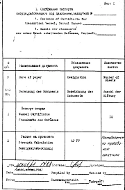 Паспорт сосуда, работающего под давлением