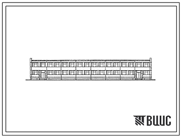 Типовой проект 505-2 Блок портовых бытовых и вспомогательных помещений 1 категории.