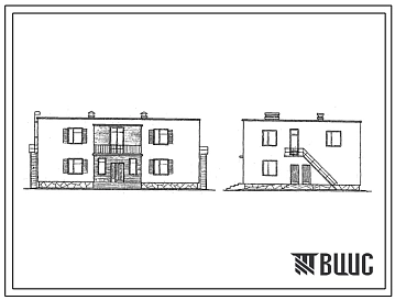 Типовой проект 416-1-94с Контора лесхоза и лесомелиоративных станций для сейсмических районов Сибири и Дальнего Востока, районов БАМ