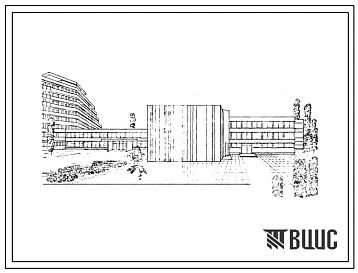 Типовой проект 242-2-19 Общественный корпус дома отдыха на 1028 мест. Для строительства в IВ климатическом подрайоне, II и III климатических районах.