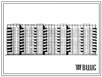 Типовой проект 111-135-120/1 Девятиэтажный четырехсекционный дом на 144 квартиры (однокомнатных 1Б — 18, двухкомнатных 2А — 4, 2Б — 54, трехкомнатных 3А — 18, 3Б — 50). Для строительства в IВ климатическом подрайоне.