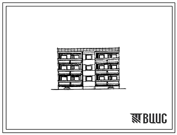 Типовой проект 104-035/1 Трехэтажная блок-секция рядовая на 9 квартир (однокомнатных 1А-3, двухкомнатных 2Б-3, трехкомнатных 3Б-3). Для строительства во 2Б и 2В климатических подрайонах Латвийской ССР