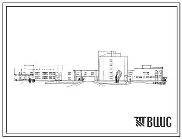 Типовой проект 244-1-35 Санаторий кардиологического профиля на 500 мест с вариантом лечебного блока для желудочно-кишечного профиля. Для строительства в 1В климатическом подрайоне, 2 и 3 климатических районах
