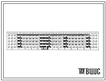 Типовой проект 165-80-68с/1.2 5-этажное общежитие на 442 места (с жилыми комнатами на 2,3 и 4 человека) для студентов высших учебных заведений и учащихся профтехучилищ.
