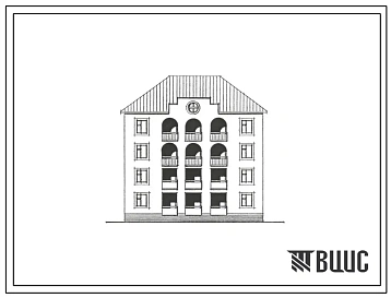 Типовой проект 118-192-37с.13.89 ЧЕТЫРЕХЭТАЖНЫЙ 8-КВАРТИРНЫЙ ЖИЛОЙ ДОМ 3-4