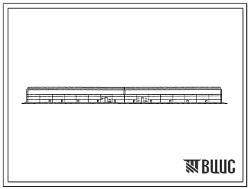Типовой проект 805-2-9с Птичник на 7500 голов родительского стада кур для южных районов. Стены из керамзитобетонных панелей