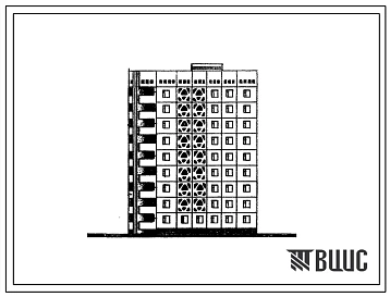 Типовой проект 148-010сп/1.2 Блок-секция 9-этажная 18-квартирная поворотная прямая левая 5Б.3Б. Для строительства в 4Г климатическом подрайоне (г.Ташкент) сейсмичностью 9 баллов на грунтах 2 типа просадочности.