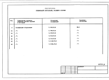 Альбом 6 Спецификация оборудования, поставляемого подрядчиком. Производственная часть