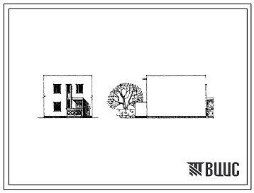 Типовой проект 101-018СП/1 Двухэтажная блок-квартира типа 6Б в двух уровнях.