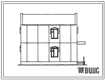 Типовой проект 141-55-29с.13.86 Одноквартирный 2-этажный 6-комнатный жилой дом в двух уровнях (для Таджикской ССР)