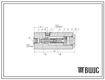 Шифр КПRL25.00.000 Клапан предохранительный КПRL25.00.000