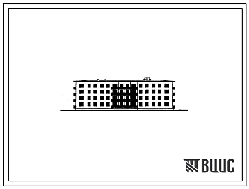 Типовой проект 1у-438АС-31к Четырехэтажный двухсекционный жилой дом на 32 квартиры со стенами из кирпича (двухкомнатных  8, трехкомнатных  24).