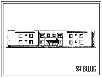 Типовой проект 244-5-84с.86 Спальный корпус на 80 мест. Здания (стены кирпичные) для формирования пионерского лагеря - базы отдыха на 360-270 мест.