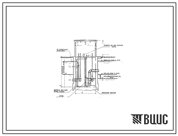 Типовой проект 901-1-7 Водоприемные колодцы диаметром 6 м производительностью от 200 до 1000 л/с, для водозаборных сооружений раздельного типа