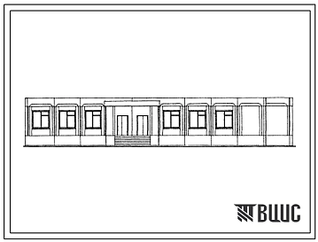 Типовой проект 261-22-33.23.87 Пристроенные блоки учреждений социальнокультурнобытового обслуживания на базе серии 1.090.1-1. Почта –телеграф. Для г.Калинина и Калининской области
