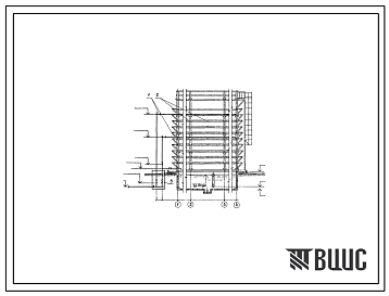 Типовой проект 901-6-78.85 Градирня открытого типа с капельным оросителем площадью 48 м.кв